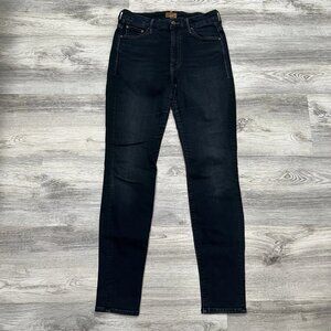 MOTHER Women's Jeans Dark Blue High Rise Jeans